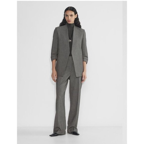 Aritzia Jackets & Blazers - Babaton Aritzia Open Front 3/4 Sleeve Blazer Jacket Charcoal Gray Size 6